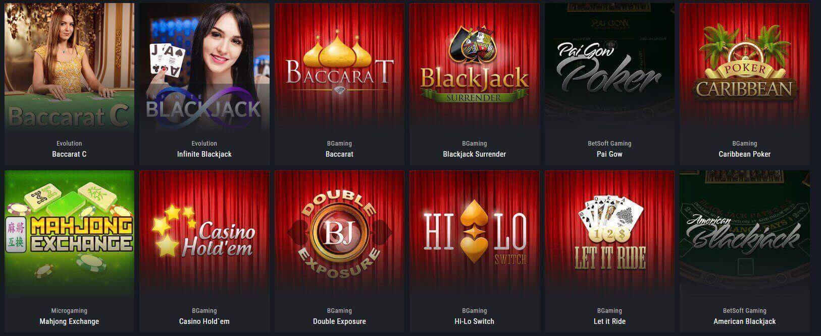 Карточные игры в казино леди хаммер